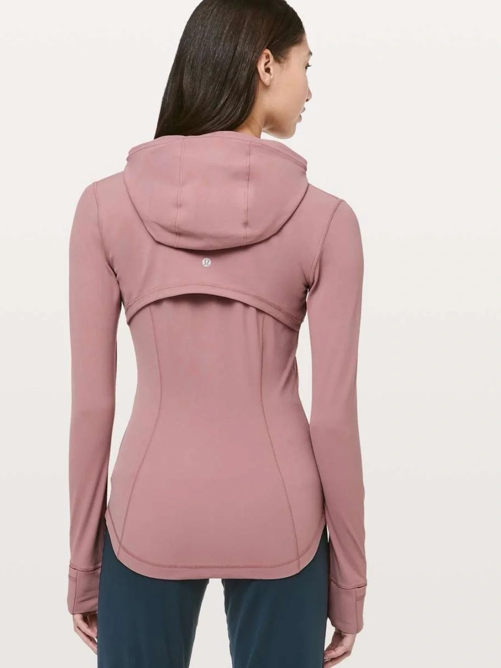 Lululemon Define Nulu Mauve Zip-Up Hooded Jacket  Size 6